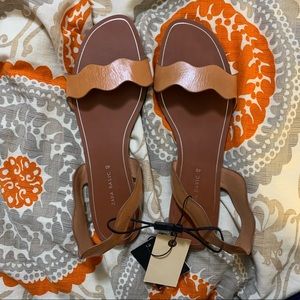 Zara Basic Leather Sandal